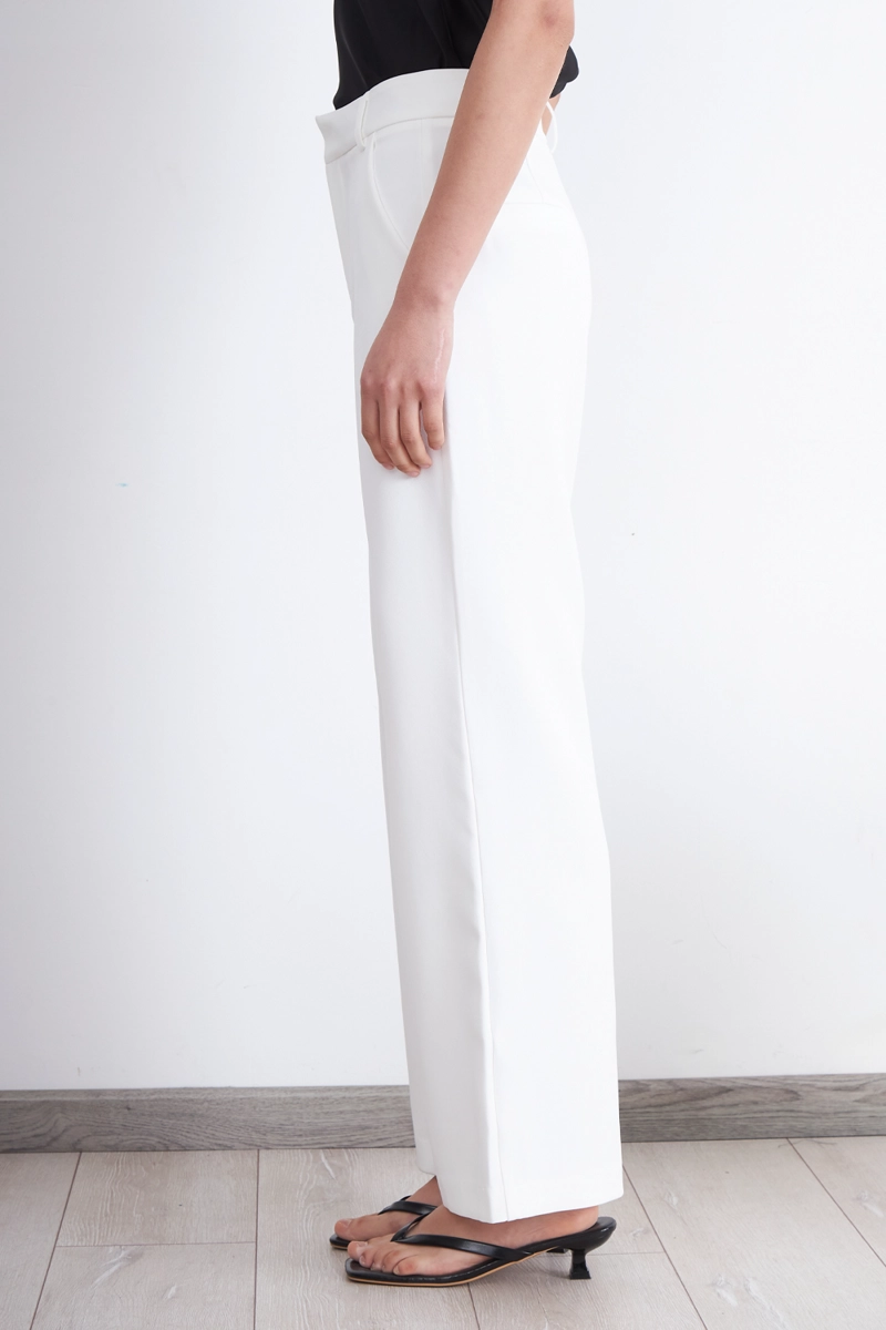 PANTALON BASICO BLANCO NICOPOLY - 3