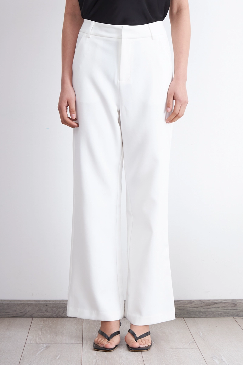 PANTALON BASICO BLANCO NICOPOLY - 5