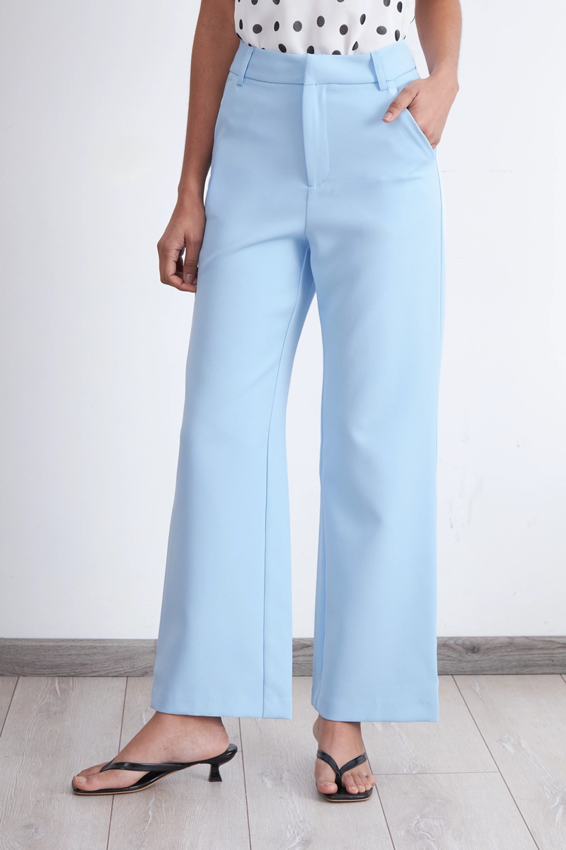 PANTALON BASICO CELESTE NICOPOLY - 1