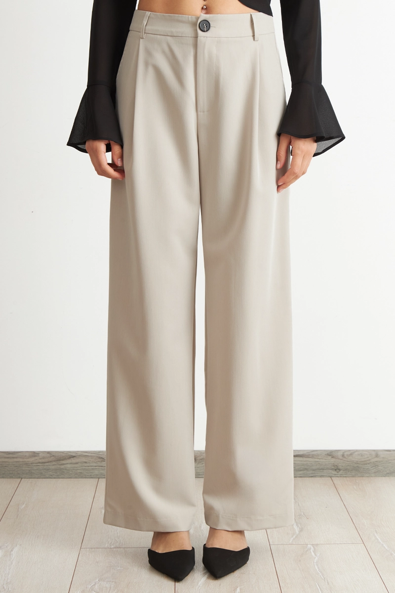 PANTALON VESTIR RECTO KHAKI NICOPOLY - 1