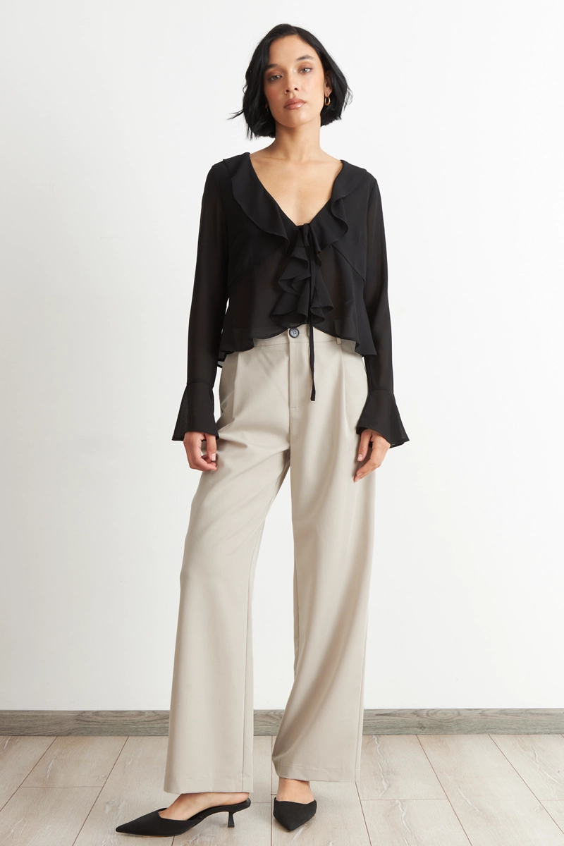PANTALON VESTIR RECTO KHAKI NICOPOLY - 2