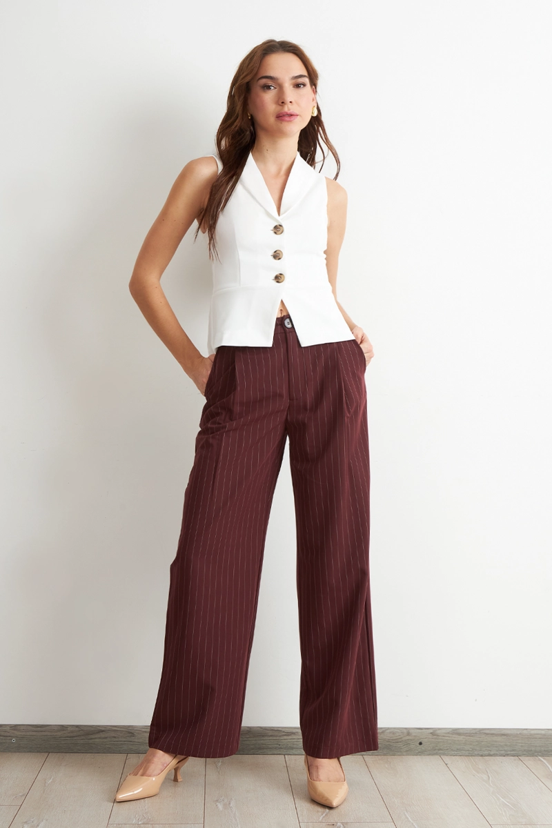 GILET SASTRE ENTALLADO BLANCO NICOPOLY - 2