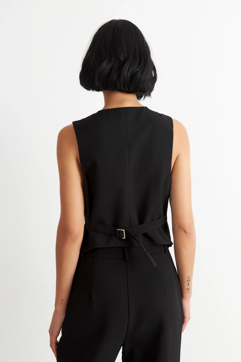 GILET BASICO AJUSTABLE NEGRO NICOPOLY - 4