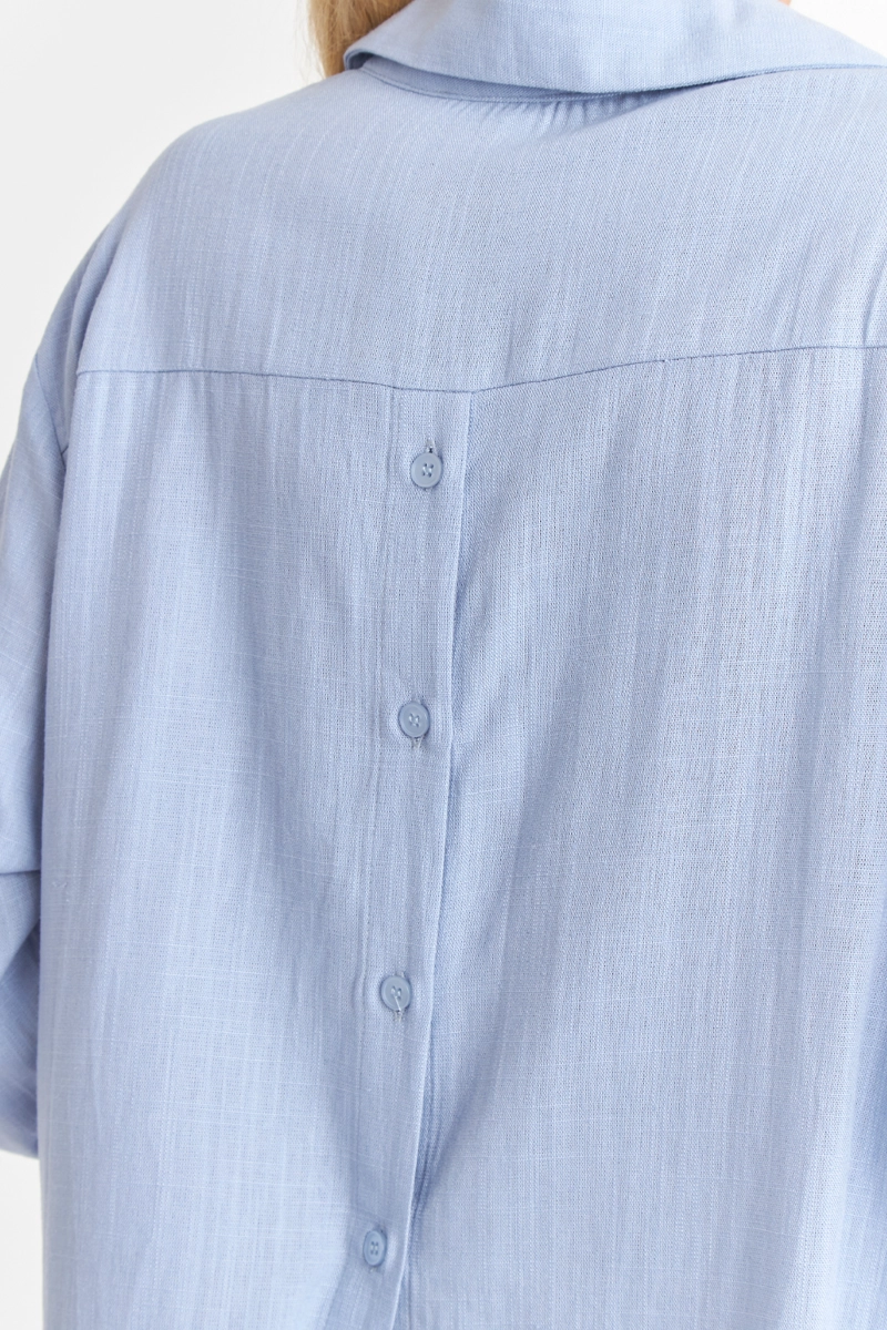 CAMISA BOTONERA ESPALDA CELESTE NICOPOLY - 6