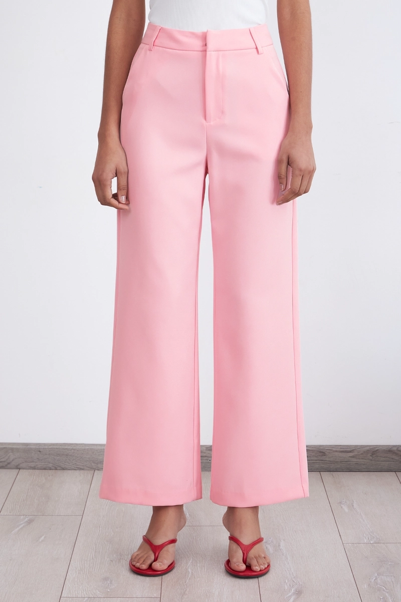 PANTALON BASICO ROSADO NICOPOLY L