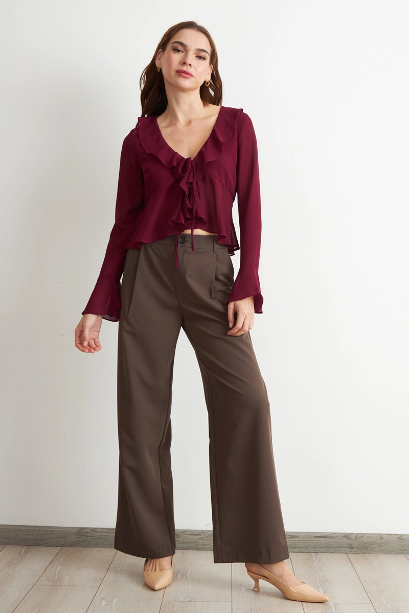 BLUSA VUELOS MANGA LARGA BURDEO NICOPOLY - 2