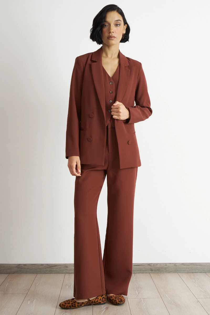 BLAZER BASICO DE TOPE OXIDO MUJER NICOPOLY - 2