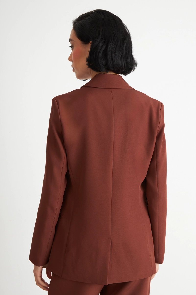 BLAZER BASICO DE TOPE OXIDO MUJER NICOPOLY - 4