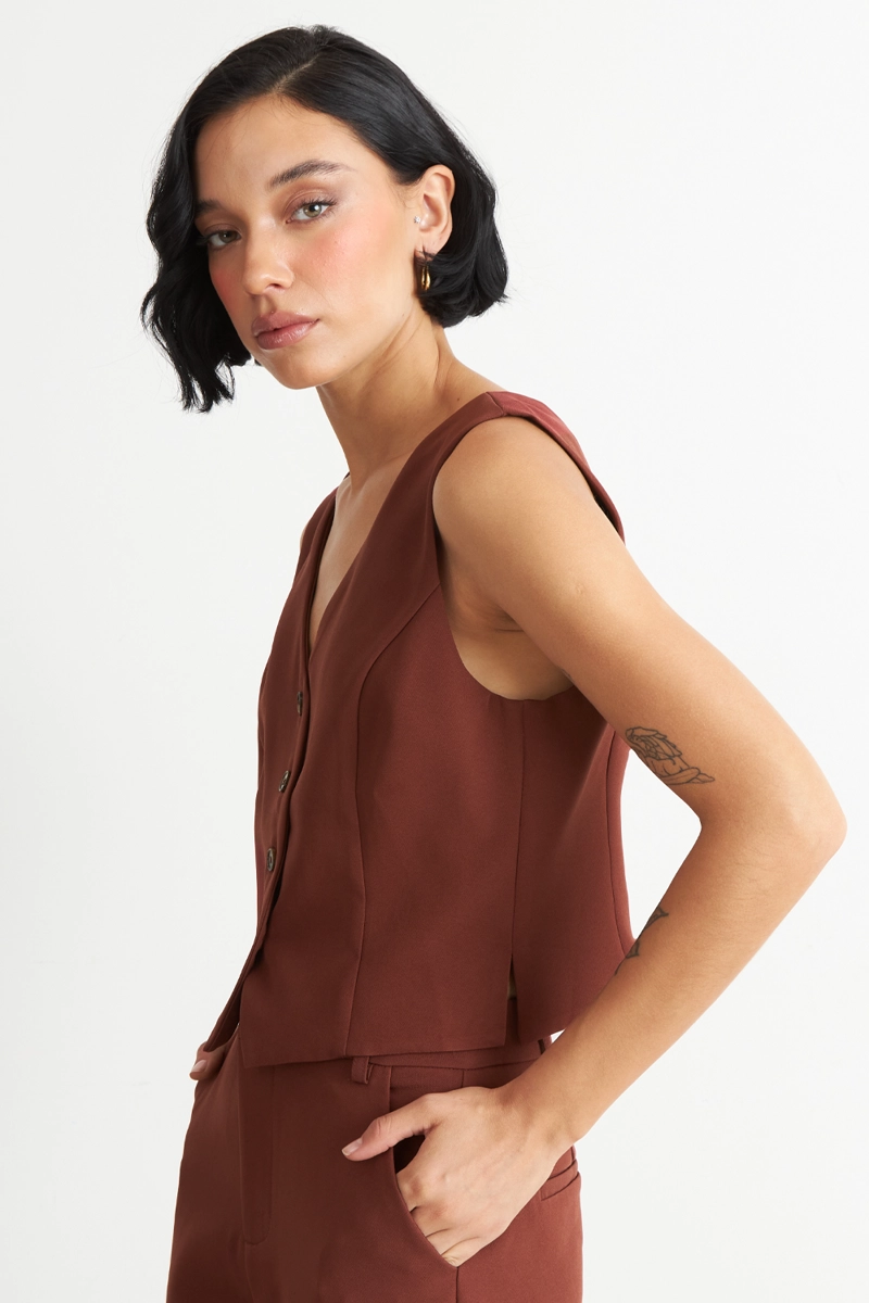 GILET 4 BOTONES OXIDO NICOPOLY - 3