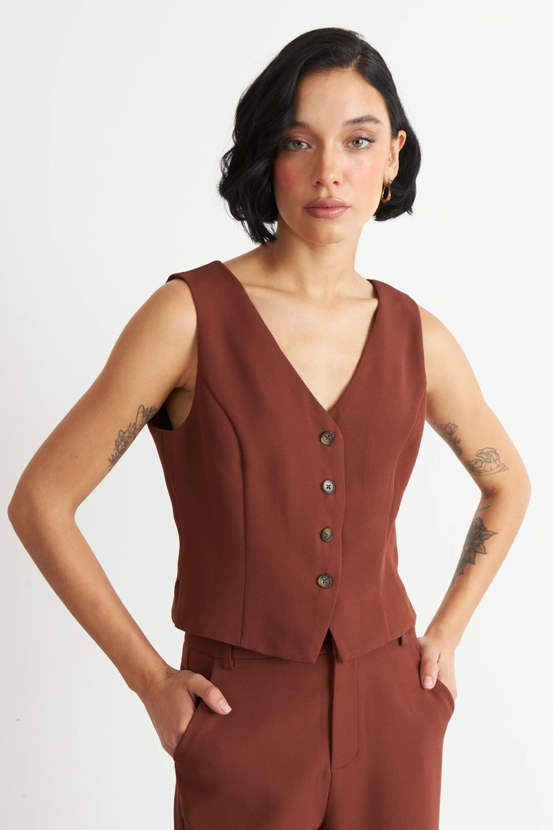 GILET 4 BOTONES OXIDO NICOPOLY - 5