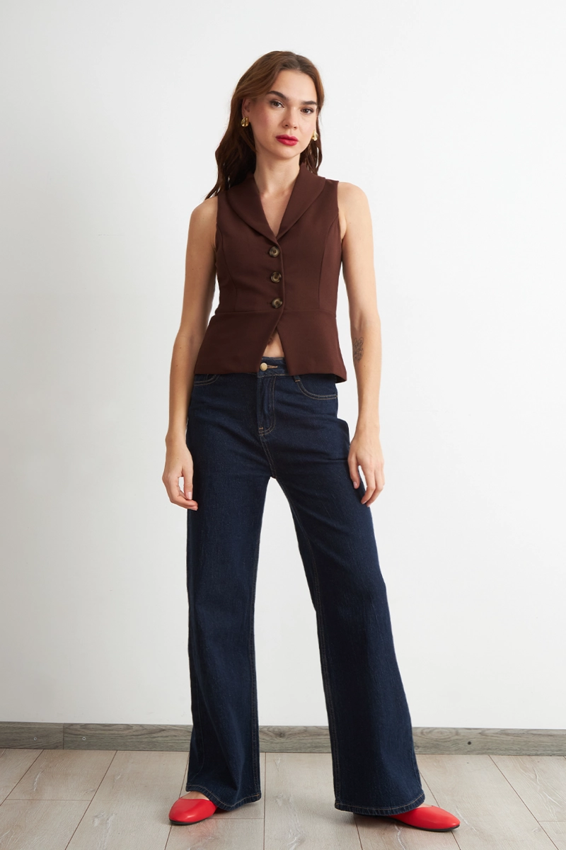 GILET SASTRE ENTALLADO CAFE NICOPOLY - 2