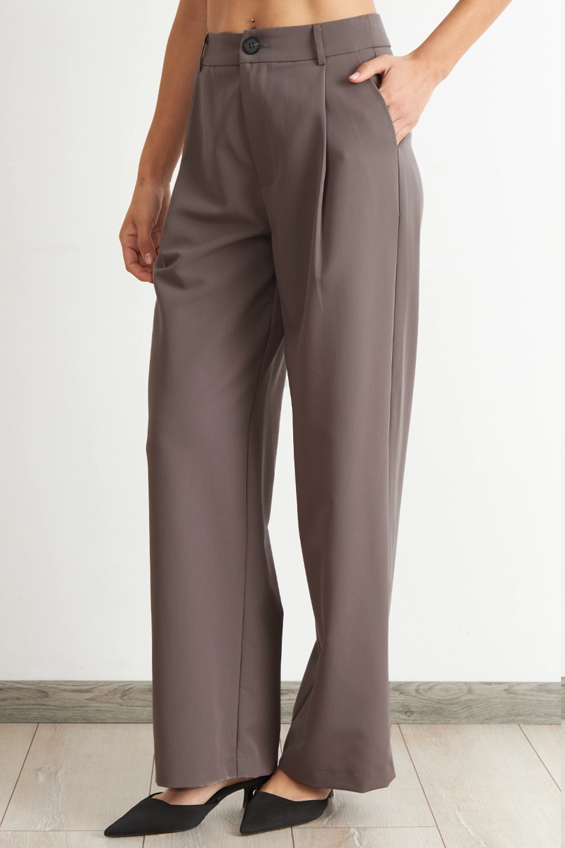 PANTALON VESTIR RECTO MOCCA NICOPOLY - 3