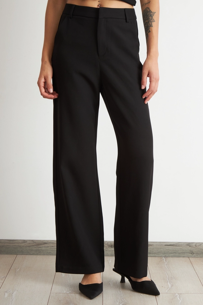 PANTALON BASICO NEGRO NICOPOLY - 5