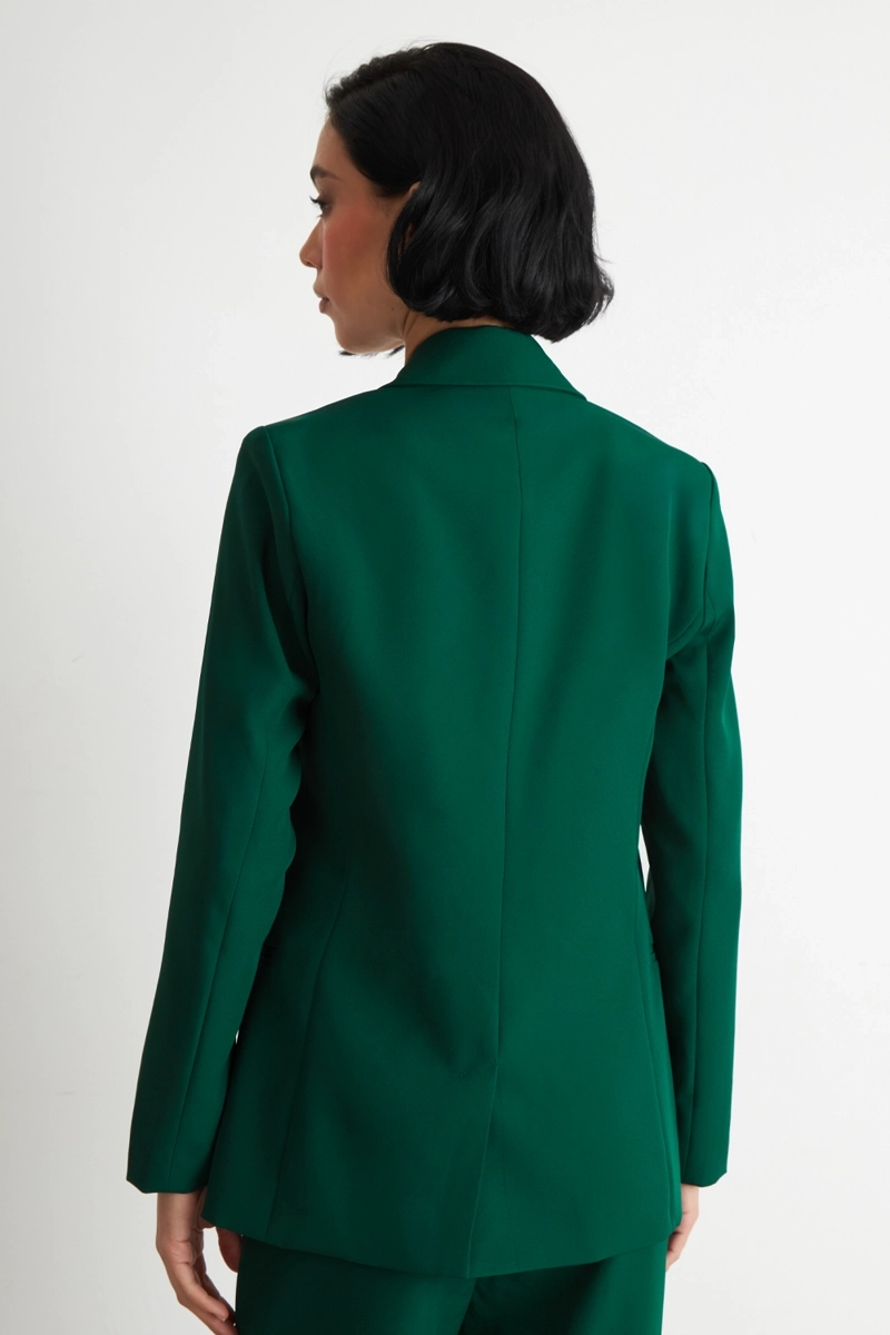 BLAZER BASICO DE TOPE VERDE NICOPOLY - 4