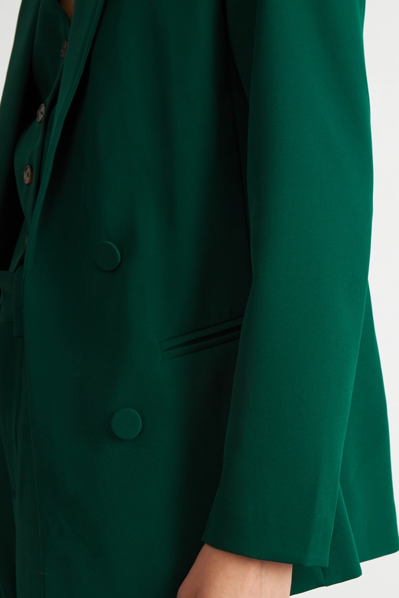 BLAZER BASICO DE TOPE VERDE NICOPOLY - 6