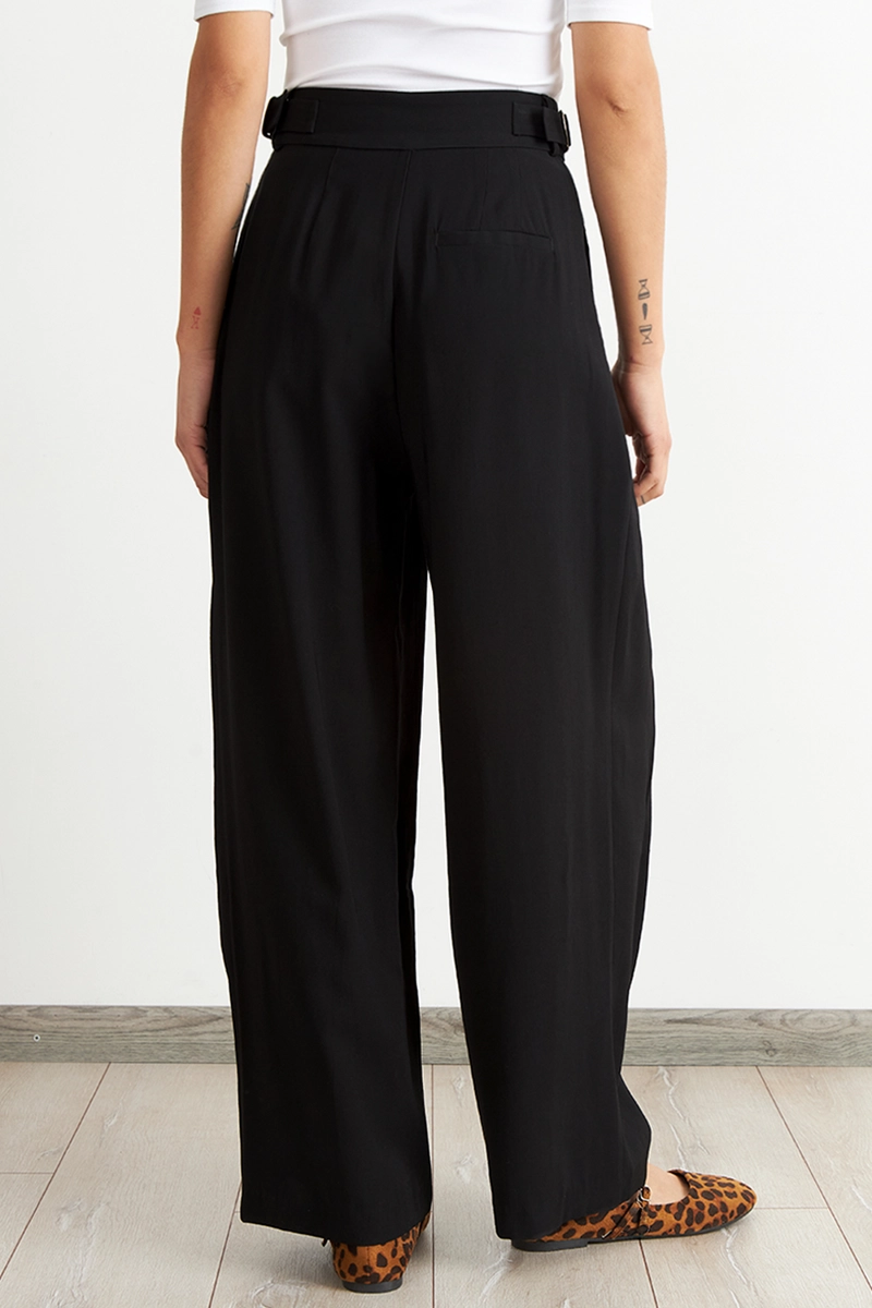 PANTALON ESTILO JAPONE S PIERNA ANCHA NEGRO NICOPOLY - 4