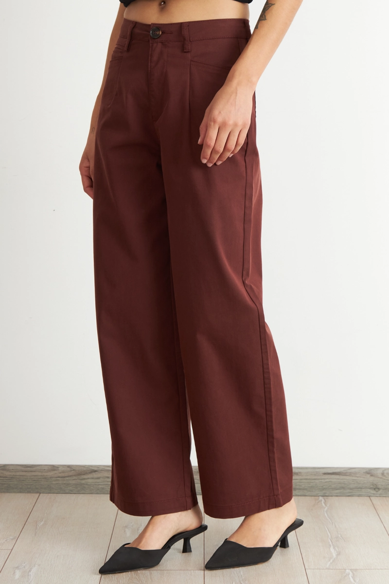 JEANS CORTE RECTO CAFE  NICOPOLY - 3