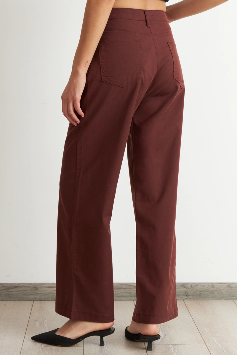 JEANS CORTE RECTO CAFE  NICOPOLY - 4