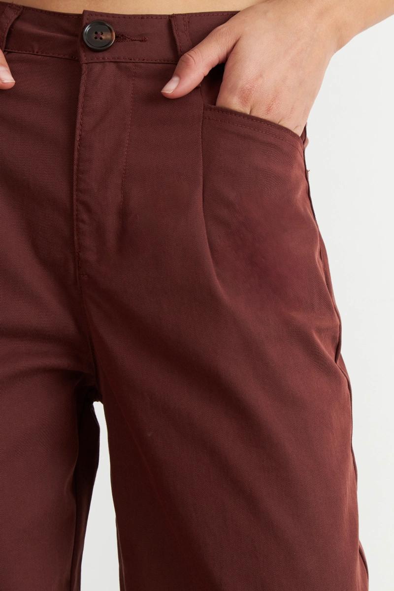 JEANS CORTE RECTO CAFE  NICOPOLY - 6