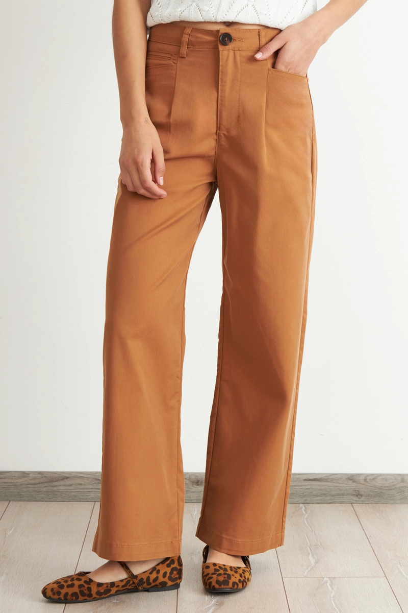 JEANS CORTE RECTO KHAKI NICOPOLY - 1