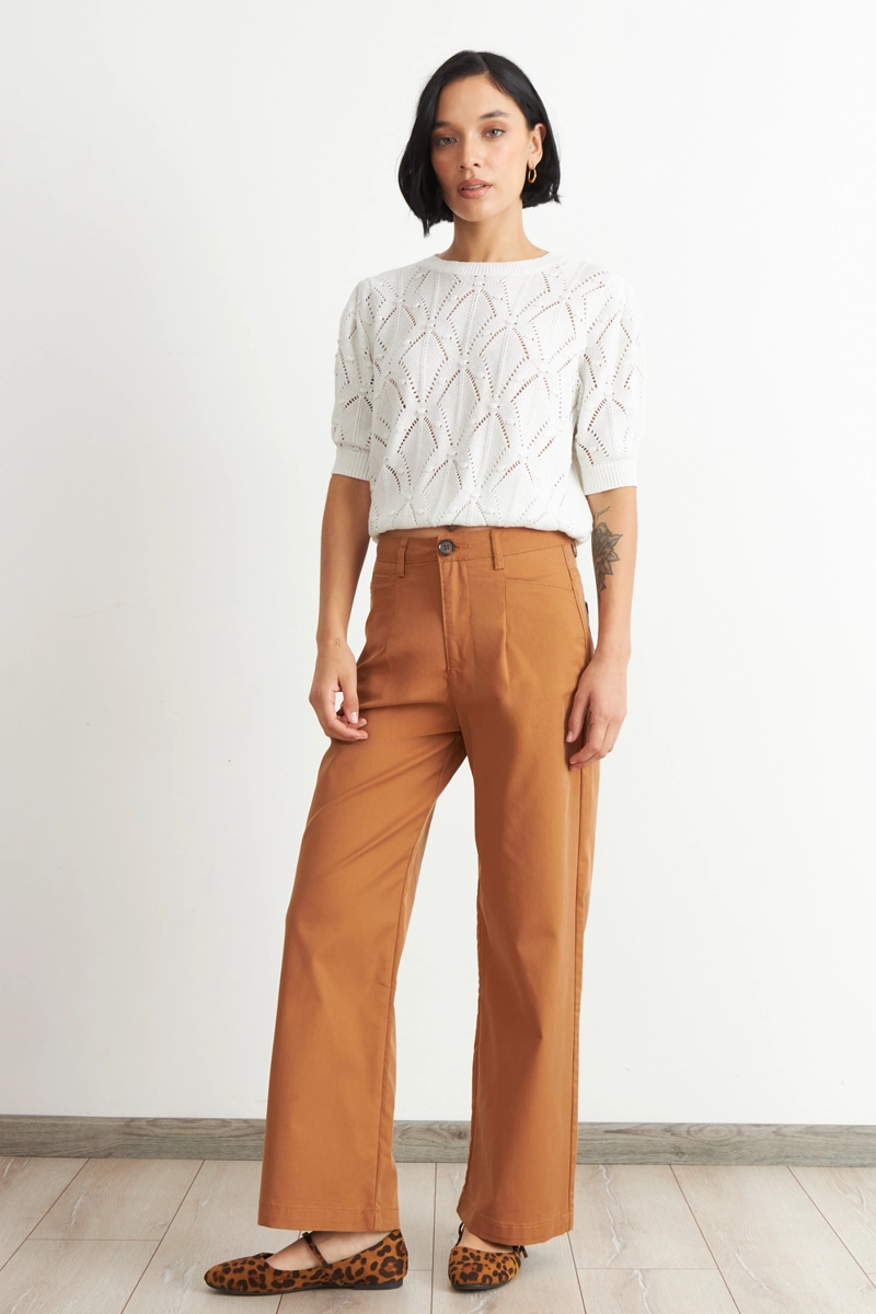 JEANS CORTE RECTO KHAKI NICOPOLY - 2