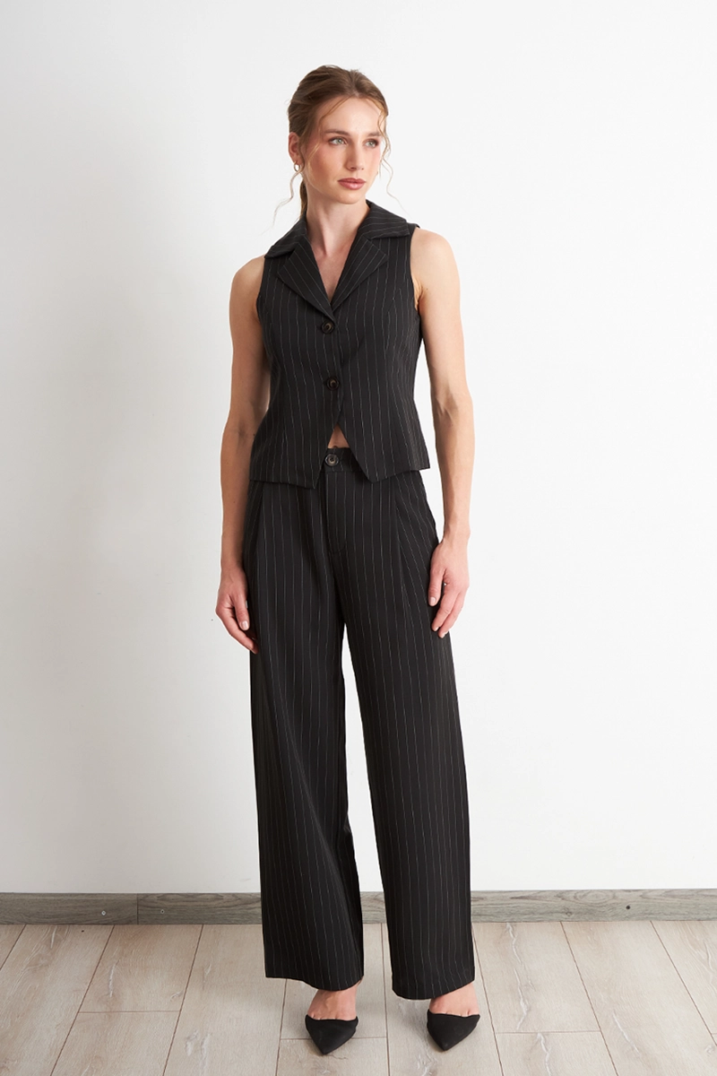 GILET NEGRO RAYAS DIPLOMATICAS NICOPOLY - 2