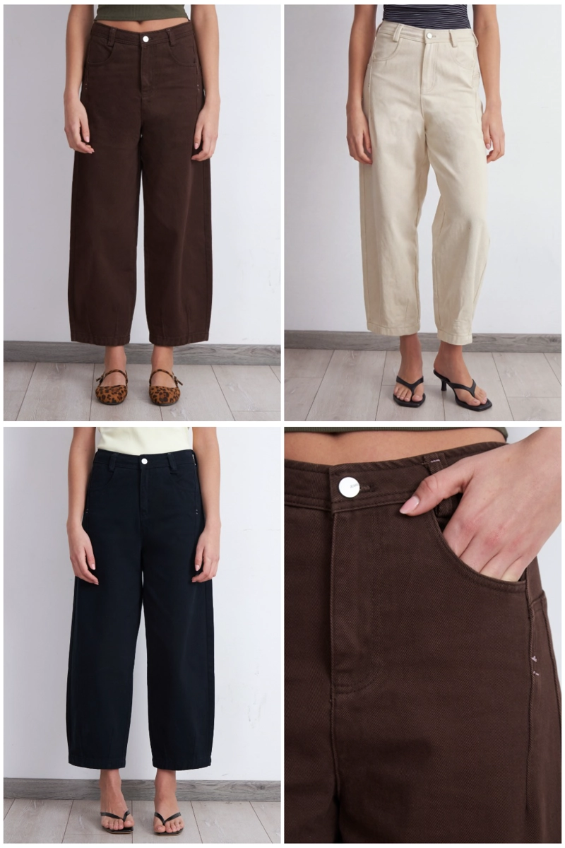 JEANS CORTE BARREL CAFE NICOPOLY - 7