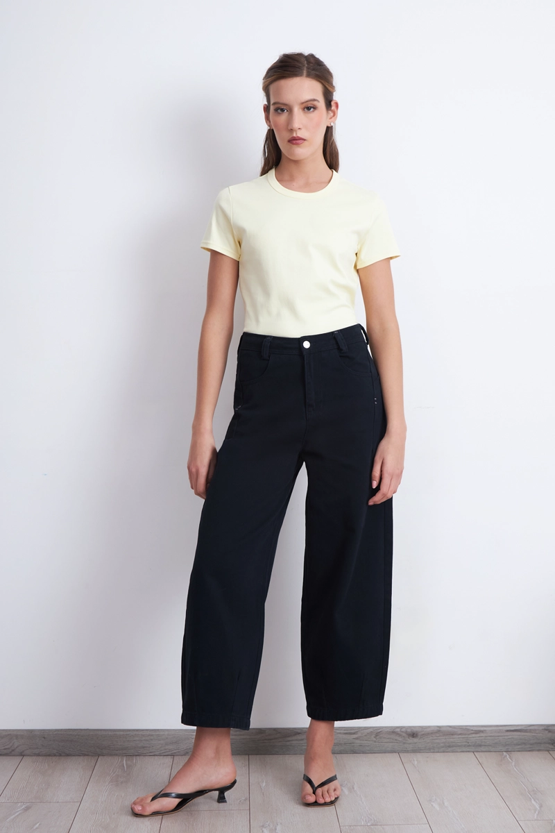 JEANS CORTE BARREL AZUL MARINO NICOPOLY - 2