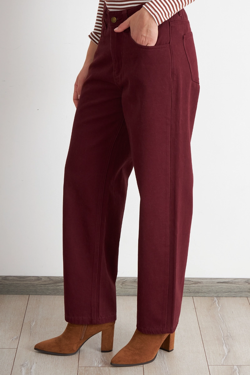 JEANS RECTOS TIRO ALTO OXIDO NICOPOLY - 3