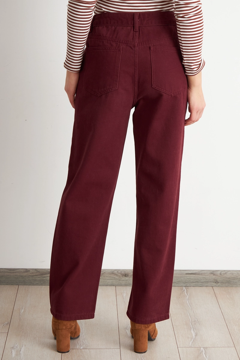 JEANS RECTOS TIRO ALTO OXIDO NICOPOLY - 4