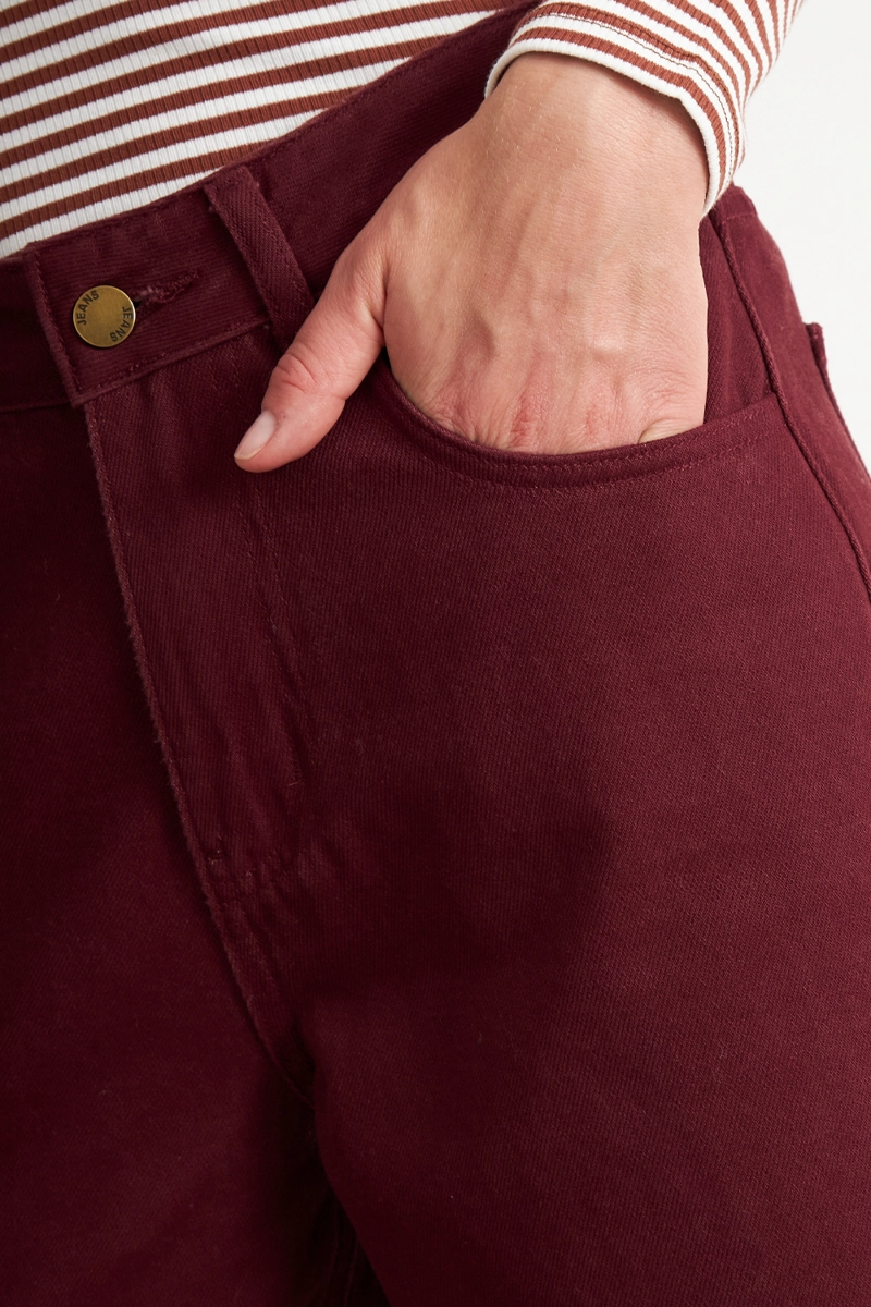 JEANS RECTOS TIRO ALTO OXIDO NICOPOLY - 6