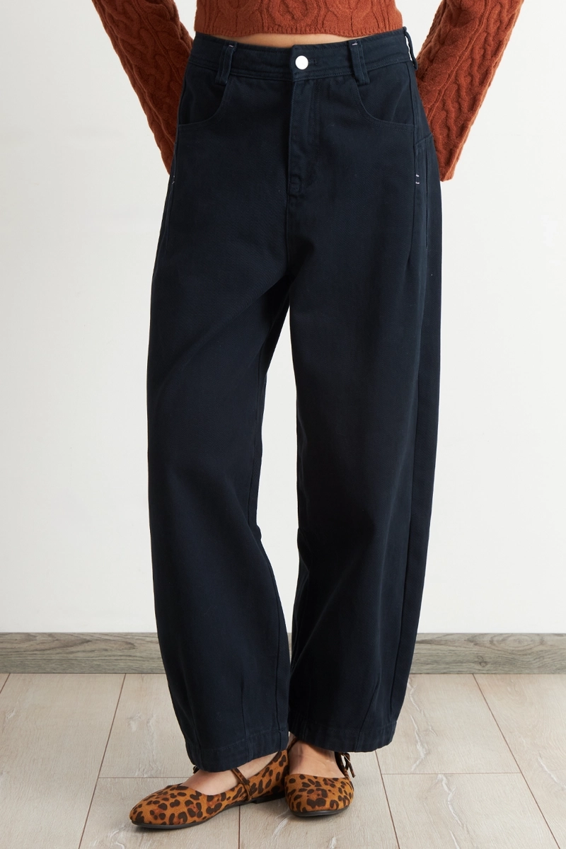 JEANS CORTE BARREL AZUL NICOPOLY - 1