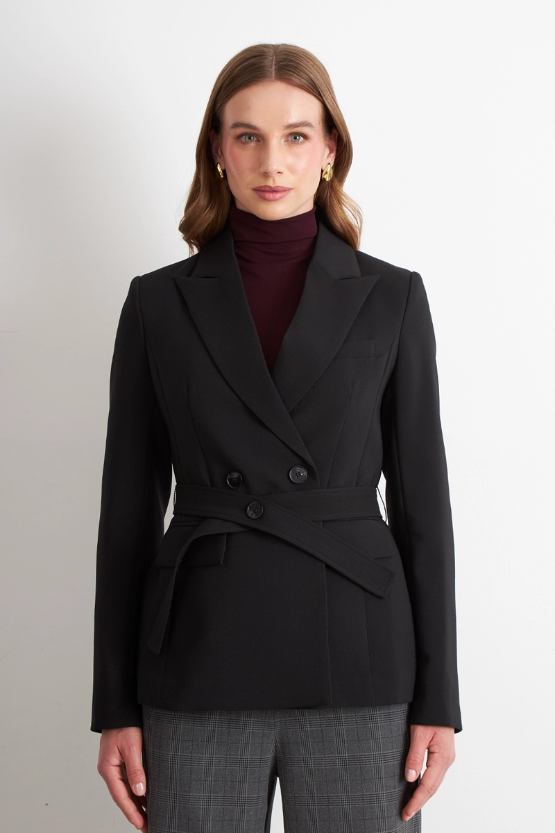 BLAZER CINTURON NEGRO	 NICOPOLY - 1