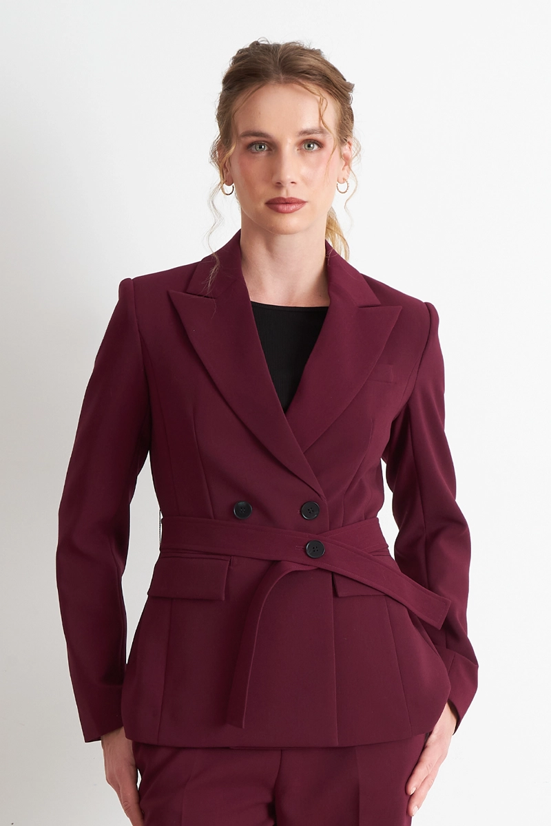 BLAZER CINTURON BURDEO NICOPOLY - 1
