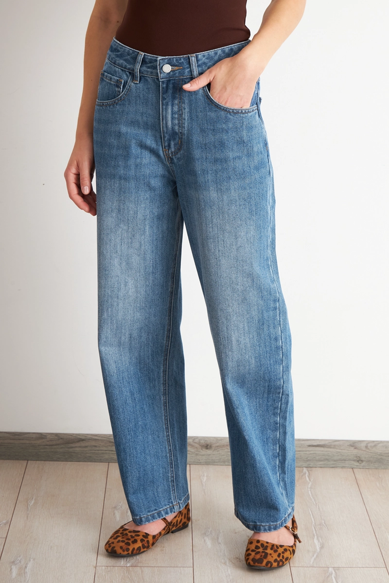 JEANS PIERNA RECTA CELESTE NICOPOLY - 5