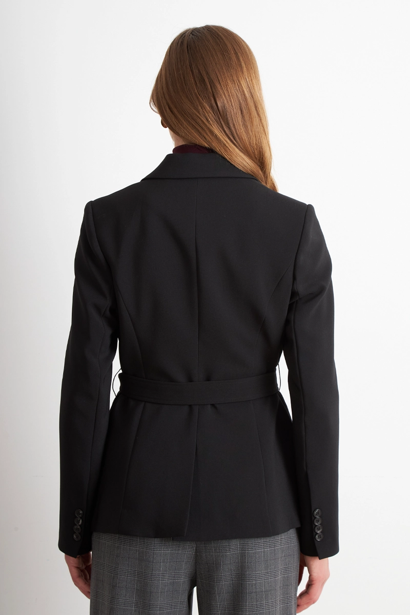 BLAZER CINTURON NEGRO  NICOPOLY - 4