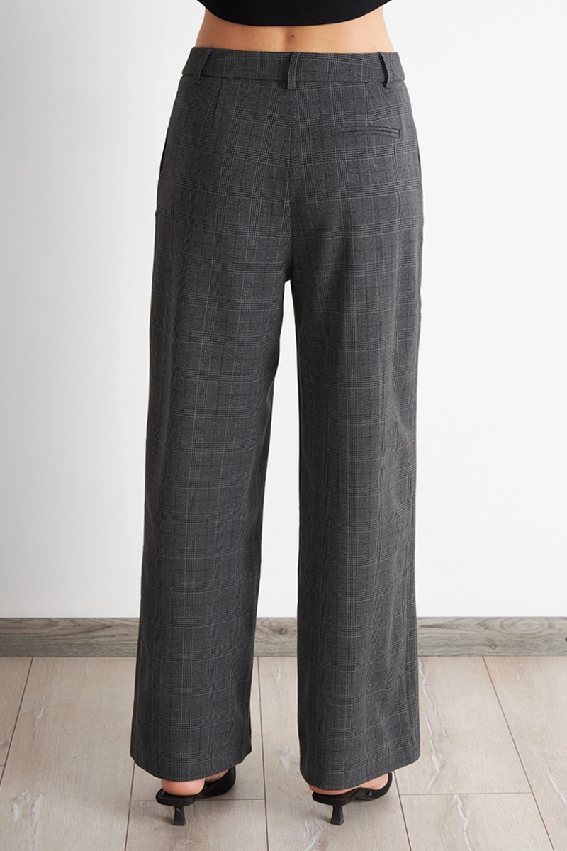 PANTALON TARTAN GRIS NICOPOLY - 4