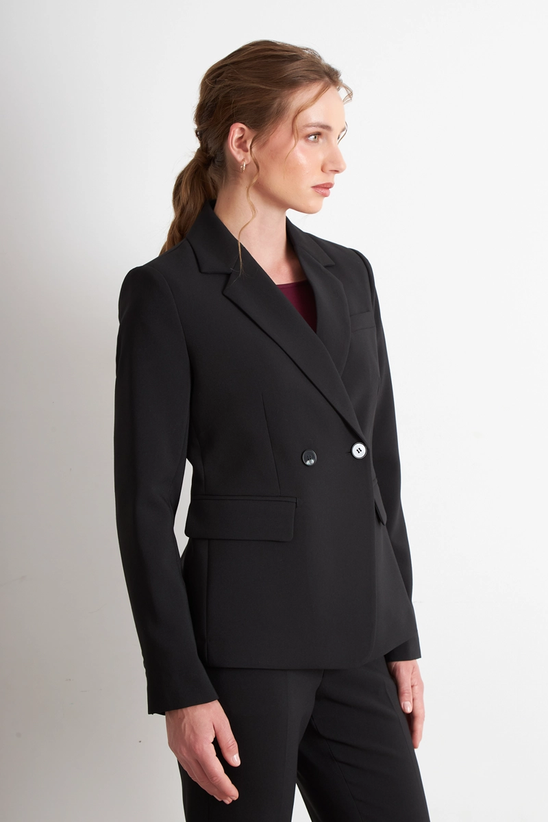 BLAZER SASTRERO DOS BOTONES NEGRO NICOPOLY - 3