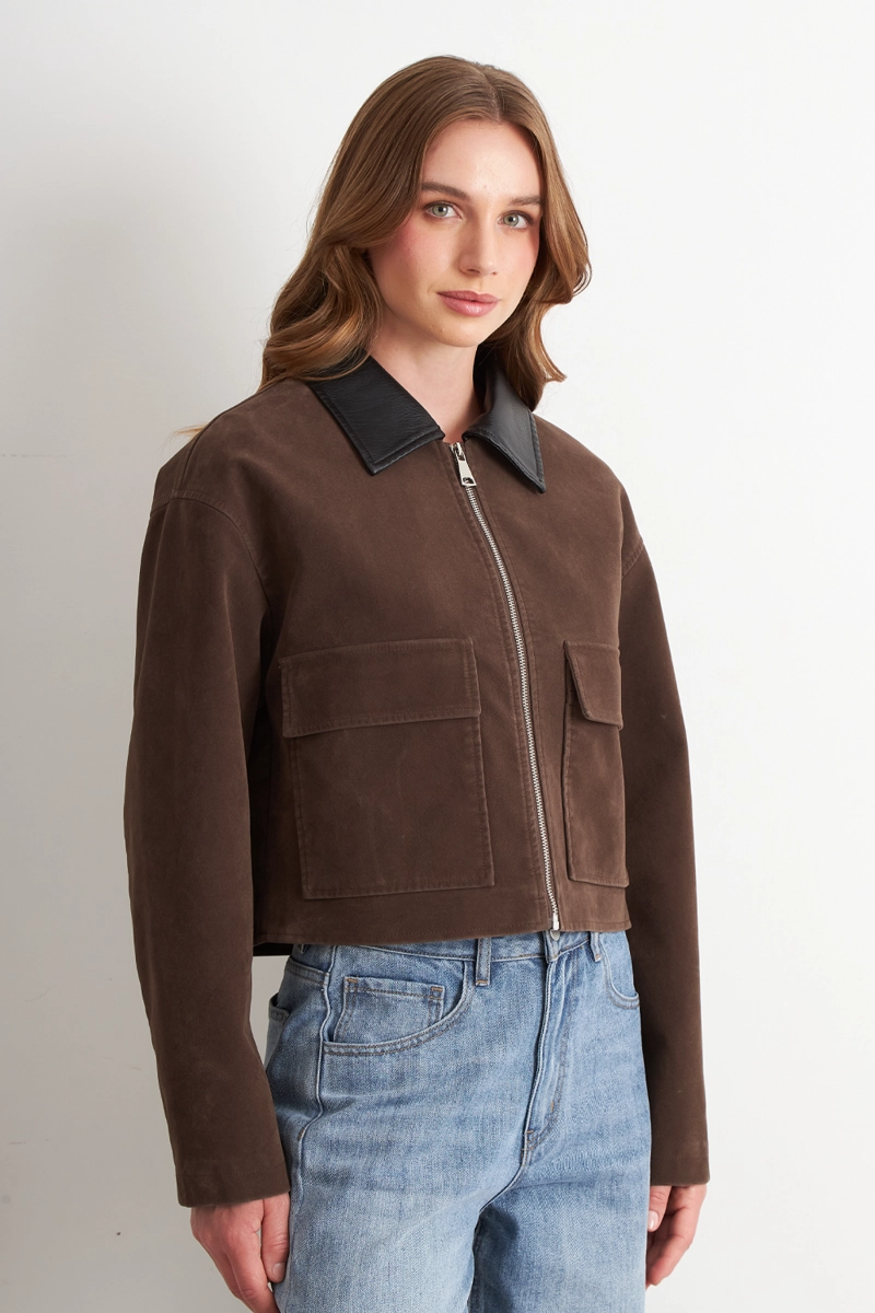 CHAQUETA BARN JACKET CAFE MUJER NICOPOLY - 3