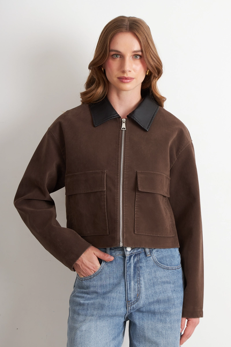 CHAQUETA BARN JACKET CAFE MUJER NICOPOLY - 5