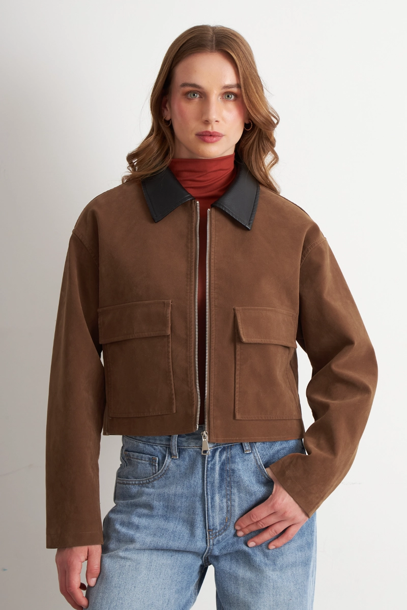 CHAQUETA BARN JACKET KHAKI NICOPOLY - 1