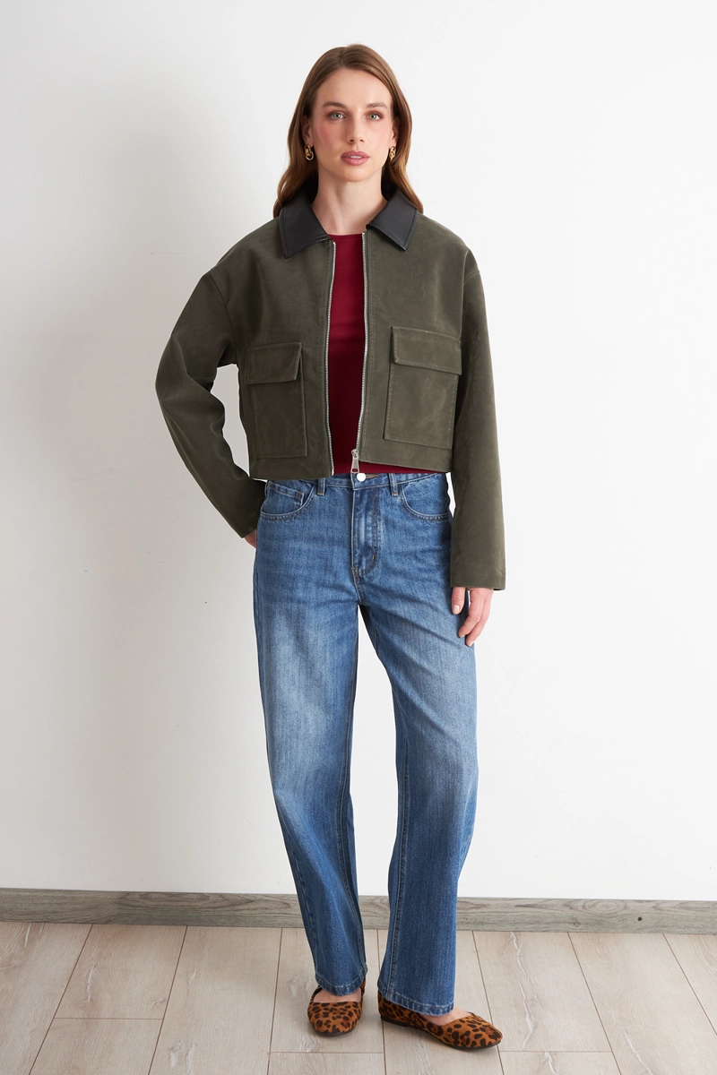 CHAQUETA BARN JACKET OLIVA NICOPOLY - 2