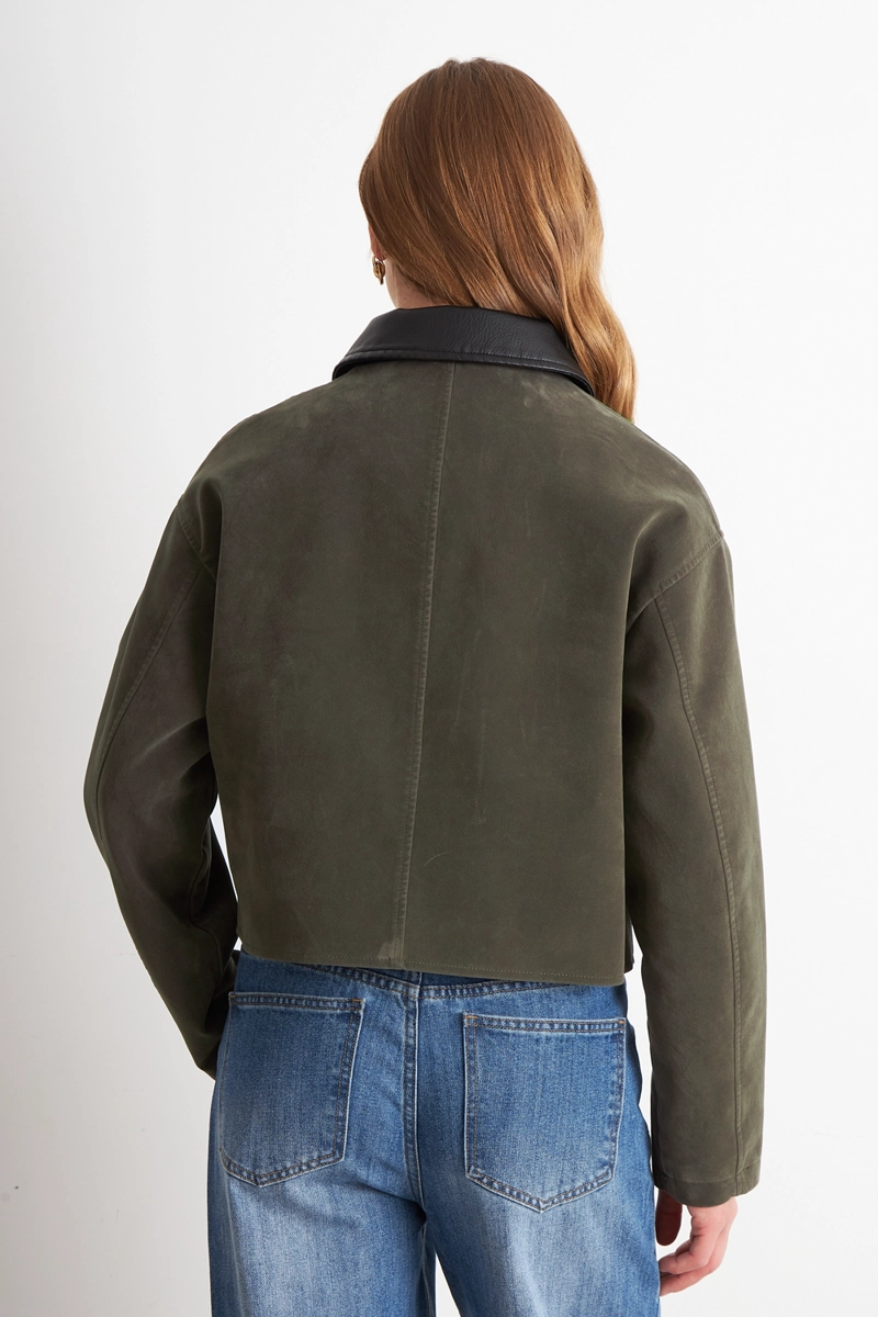 CHAQUETA BARN JACKET OLIVA NICOPOLY - 4