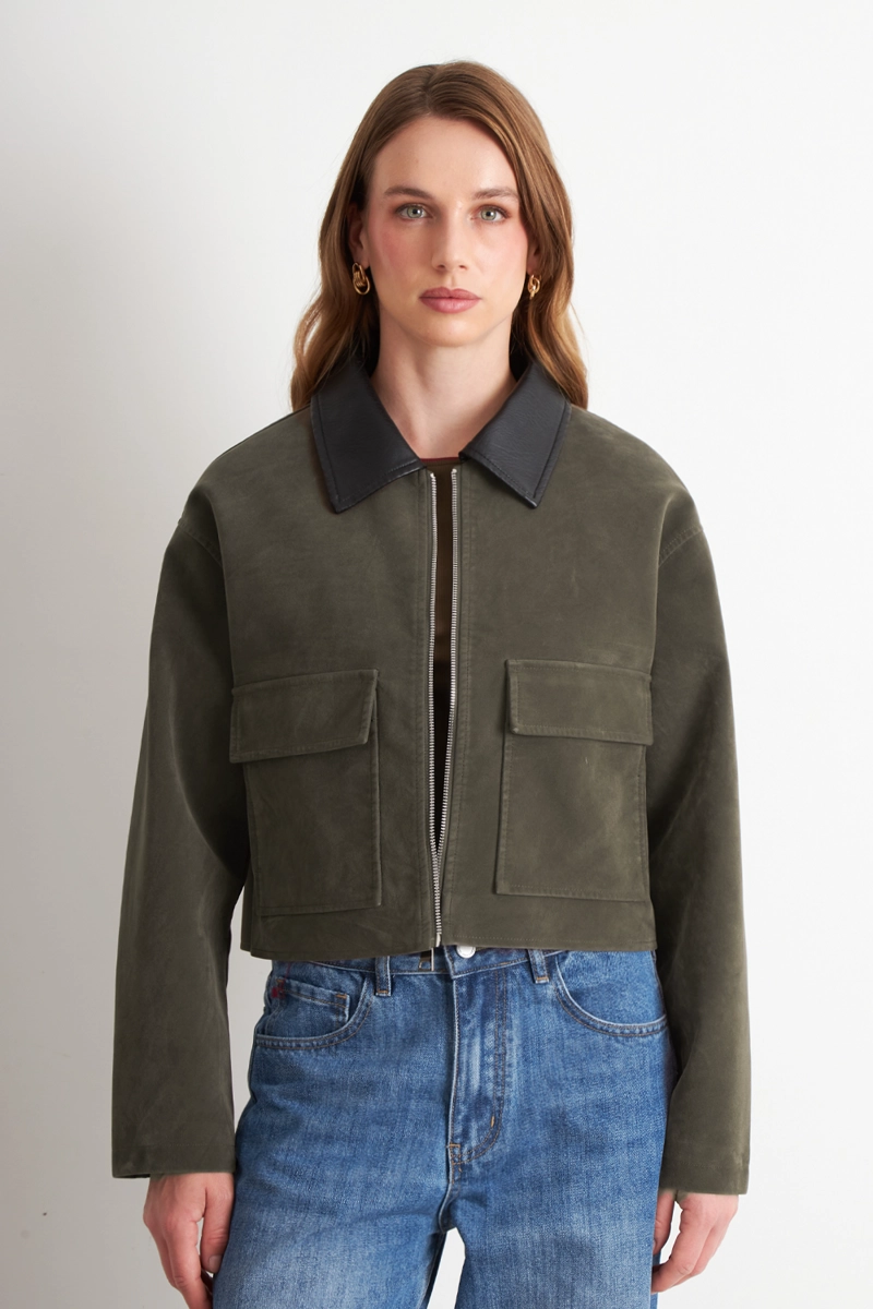 CHAQUETA BARN JACKET OLIVA NICOPOLY - 5