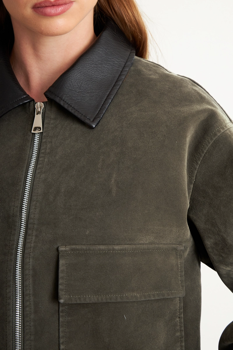 CHAQUETA BARN JACKET OLIVA NICOPOLY - 6