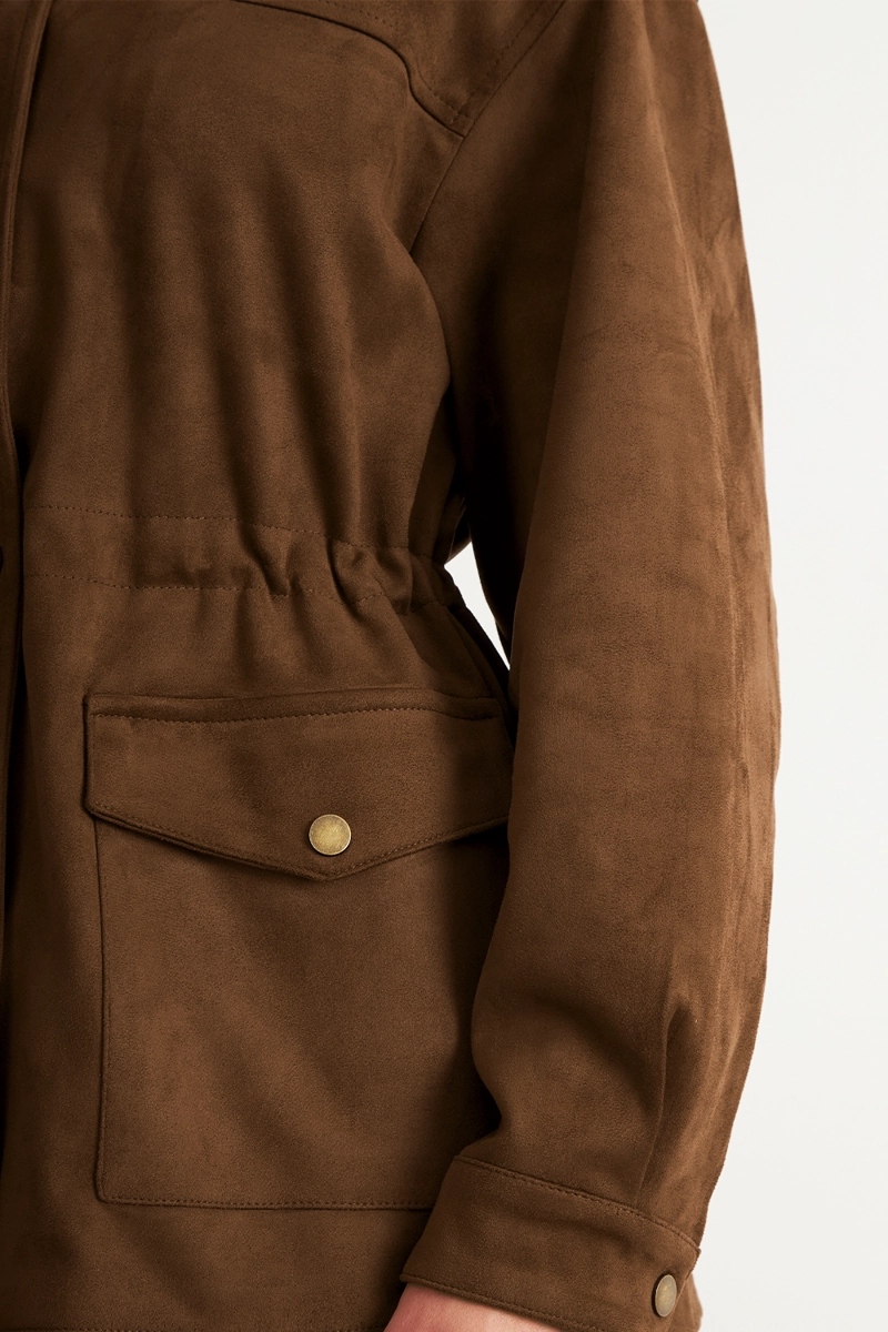 CHAQUETA MUJER NICOPOLY TIPO BARBOUR CAFE - 6