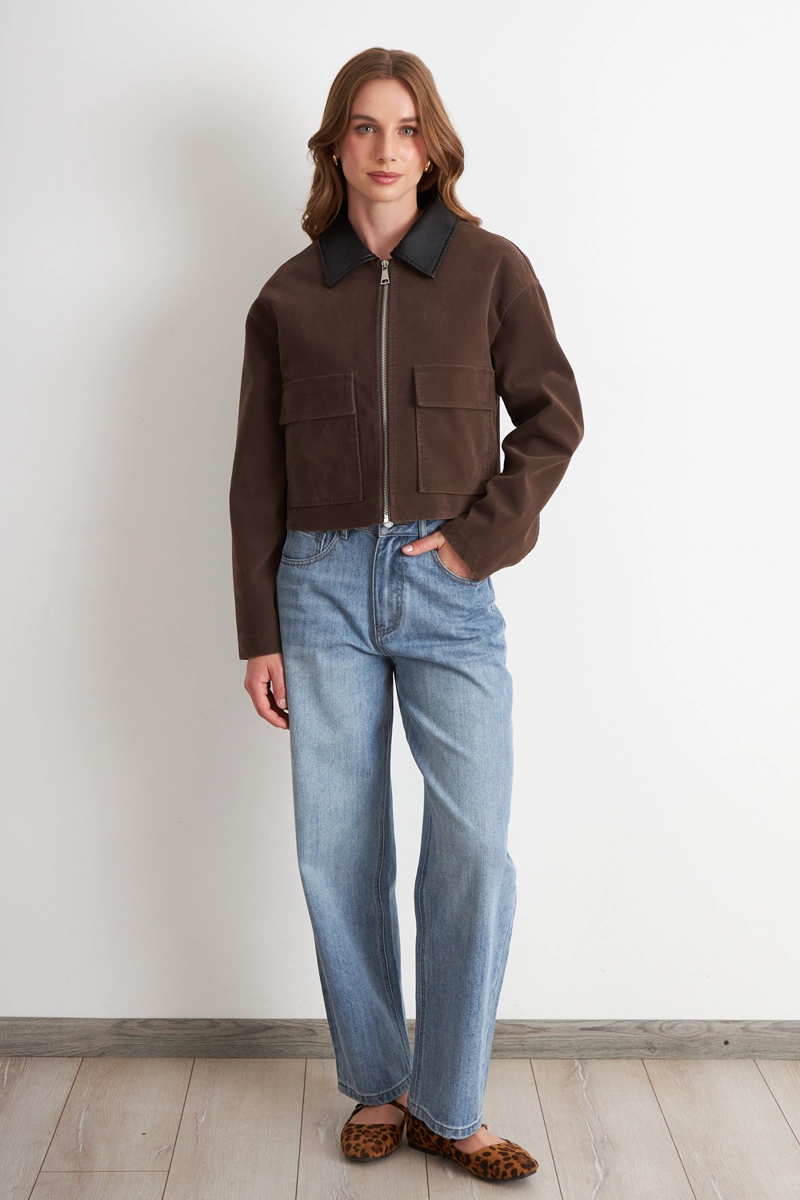 CHAQUETA BARN JACKET CAFE  NICOPOLY - 2
