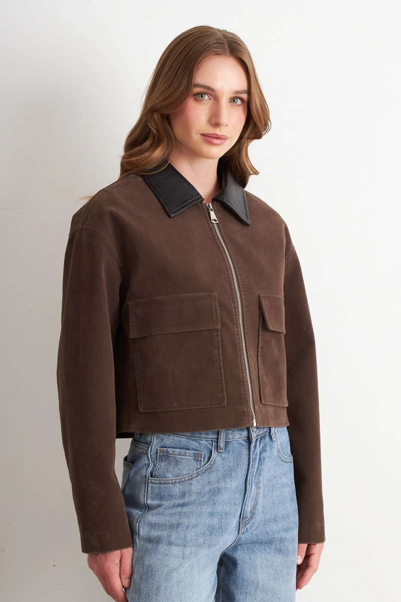 CHAQUETA BARN JACKET CAFE  NICOPOLY - 3