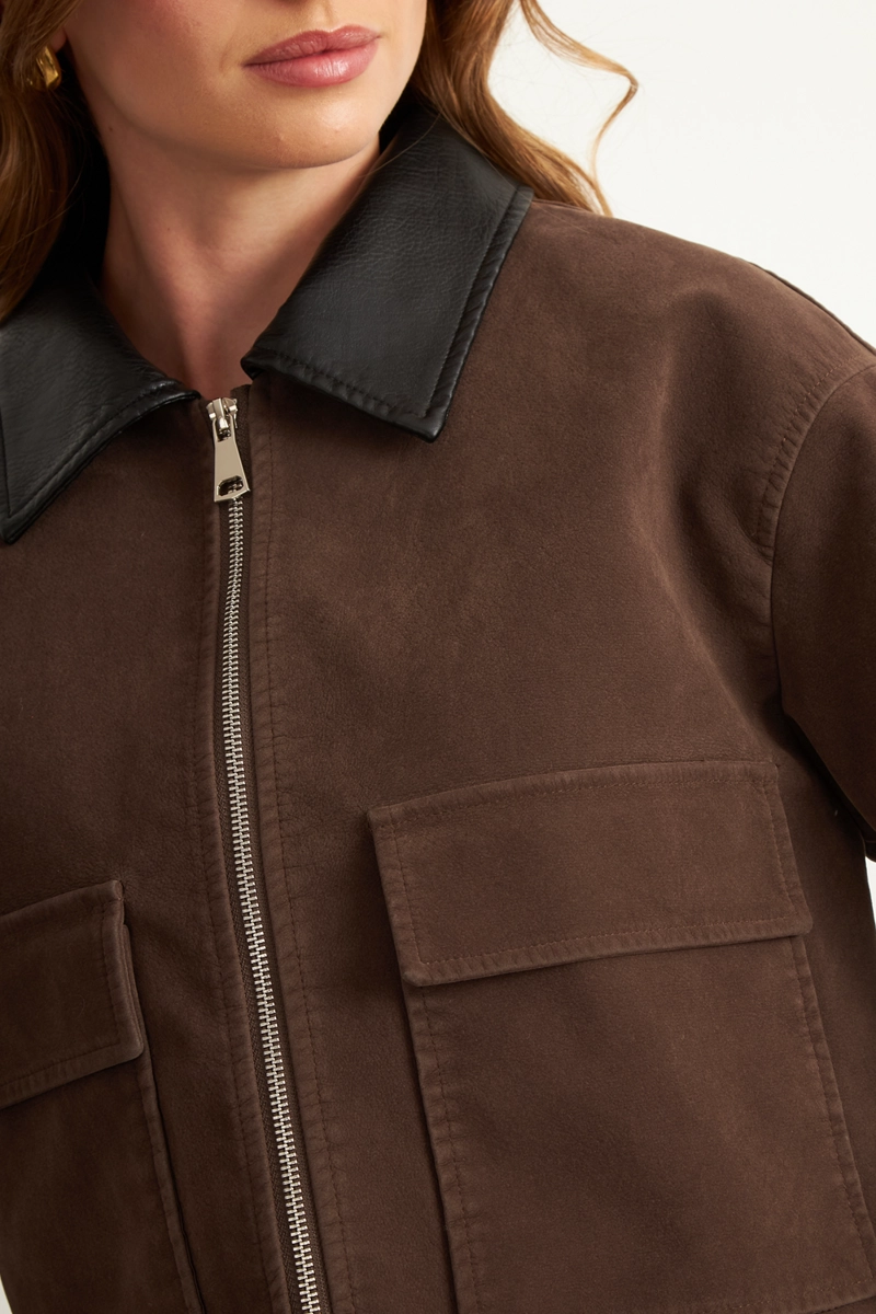 CHAQUETA BARN JACKET CAFE  NICOPOLY - 6
