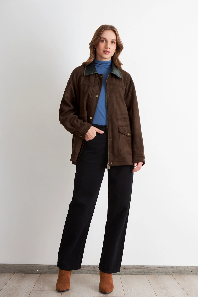 CHAQUETA TIPO BARBOUR MOCCA NICOPOLY - 2